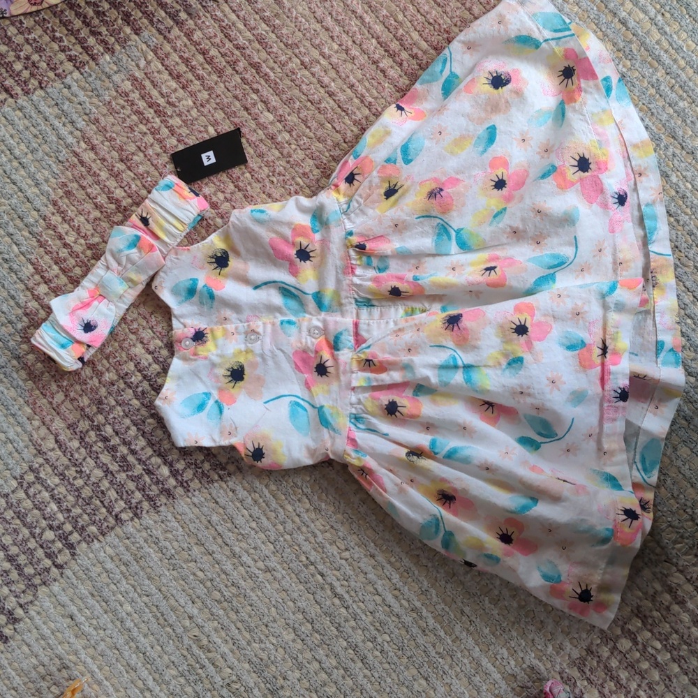 Spring Easter Dress with Matching NWT Headband